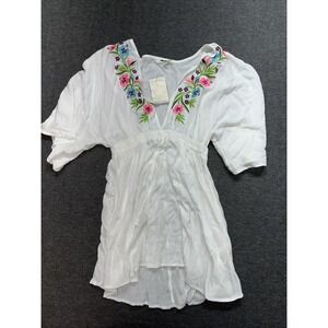 Miken‎ Swim Women's Cover Up Dress Medium NWT Beach Pool Summer